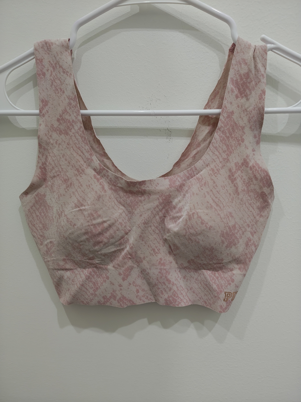 Victoria's Secret Pink Patterned Seamless Bralette Size S